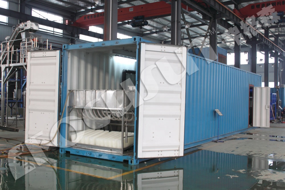 Commercial 5T Block Ice Machine with 220V-440V Voltage Sold Directly by Manufacturers