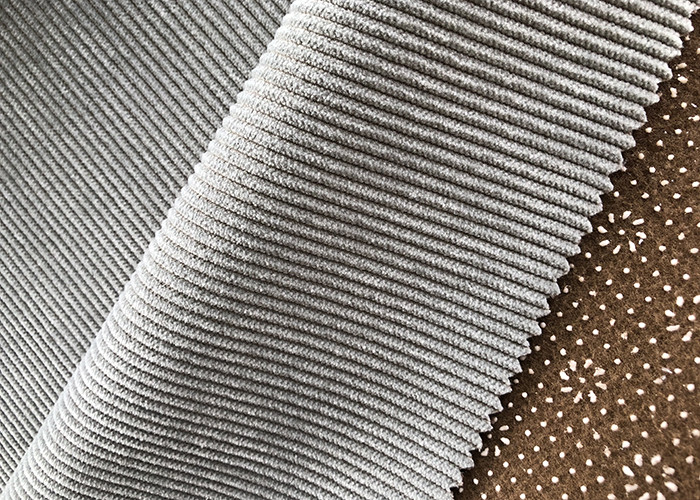 150cm 320gsm Sofa Velvet Upholstery Fabric With Plastic Drip