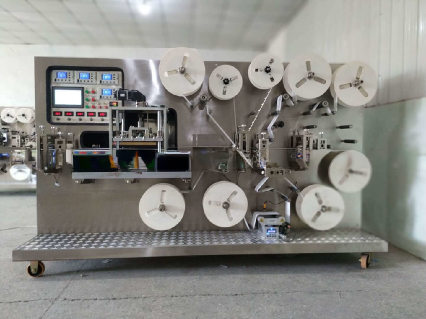 KC-FF-III Adhesive Wound Dressing Manufacturing Machine for Hot Sealing Packaging Paper