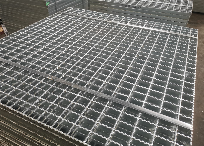 2 Meters Width Lightweight Walkway Grating Powder Coating Pressure Welding