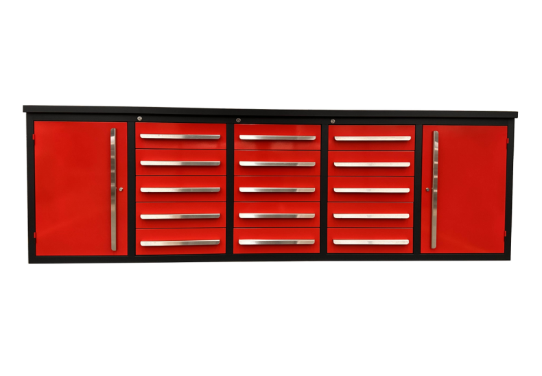 Optional Drawers and Tool Cabinet Included Cold Rolled Steel Workbench for Your Store