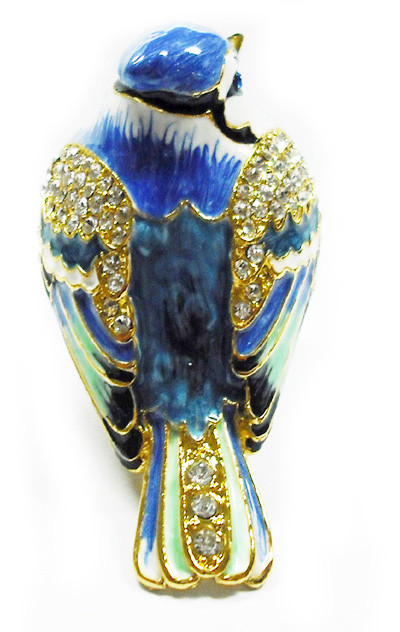 Robin bird Metal Trinket boxes Bird For Wedding Gift Bird Trinkt box