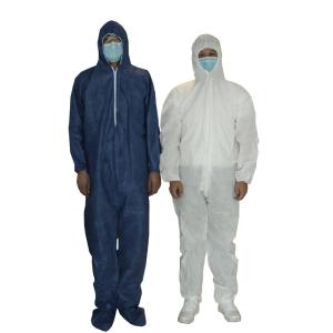 Buy cheap Waterproof Protective Coverall Clothings With Zipper And Elastic Ankles product