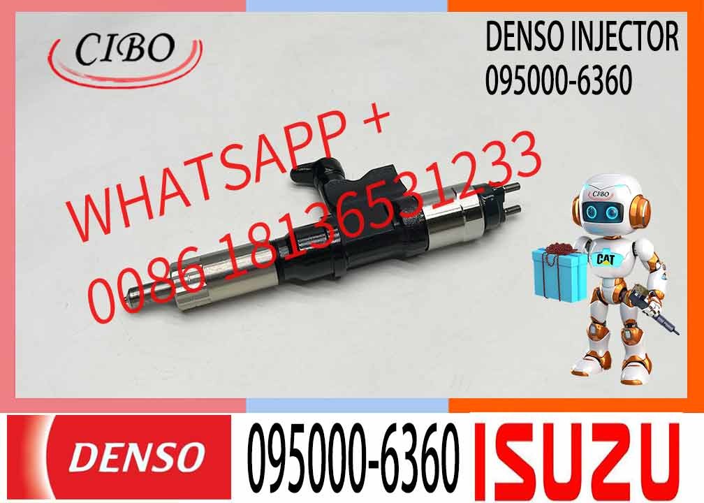 095000-6360 Fuel Injector Assembly 8-97609788-0 095000-5360 095000-5471 For ISUZU 4HK1 6HK1