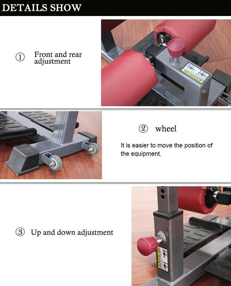 Commercial Grade Ajustable Sissy Squat Rack Machine For Body Building