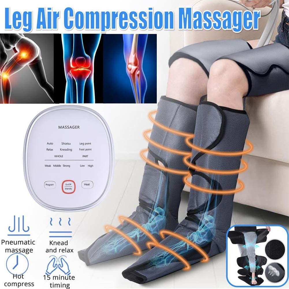 110V 240V Air Pressure Leg Massager Air Compression Leg Wraps For Edema