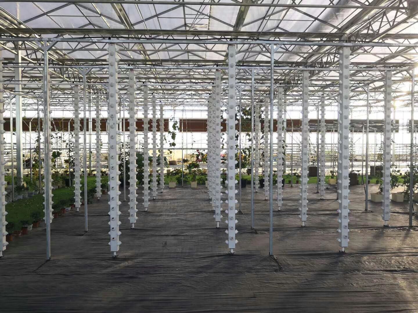 Greenhouse Aeroponic Vertical Rotary Tower Water Mist Column Cultivation
