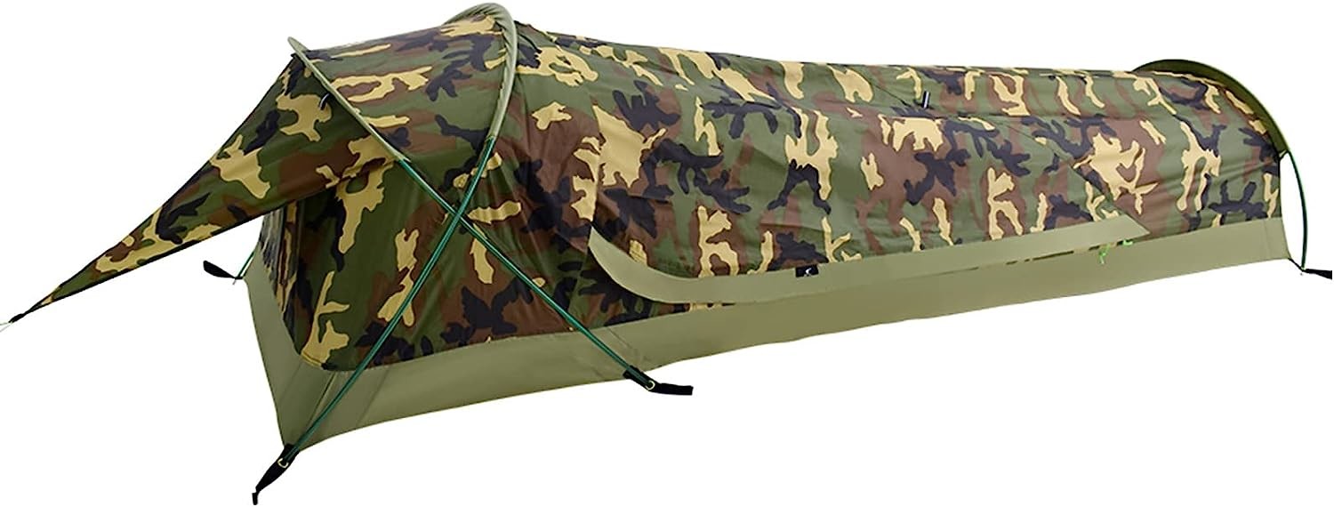 Ultralight Camping Tent, Ultralight Single Person Bivy Tent for Camp Waterproof 1 Man Tent Camping Hiking Backpack