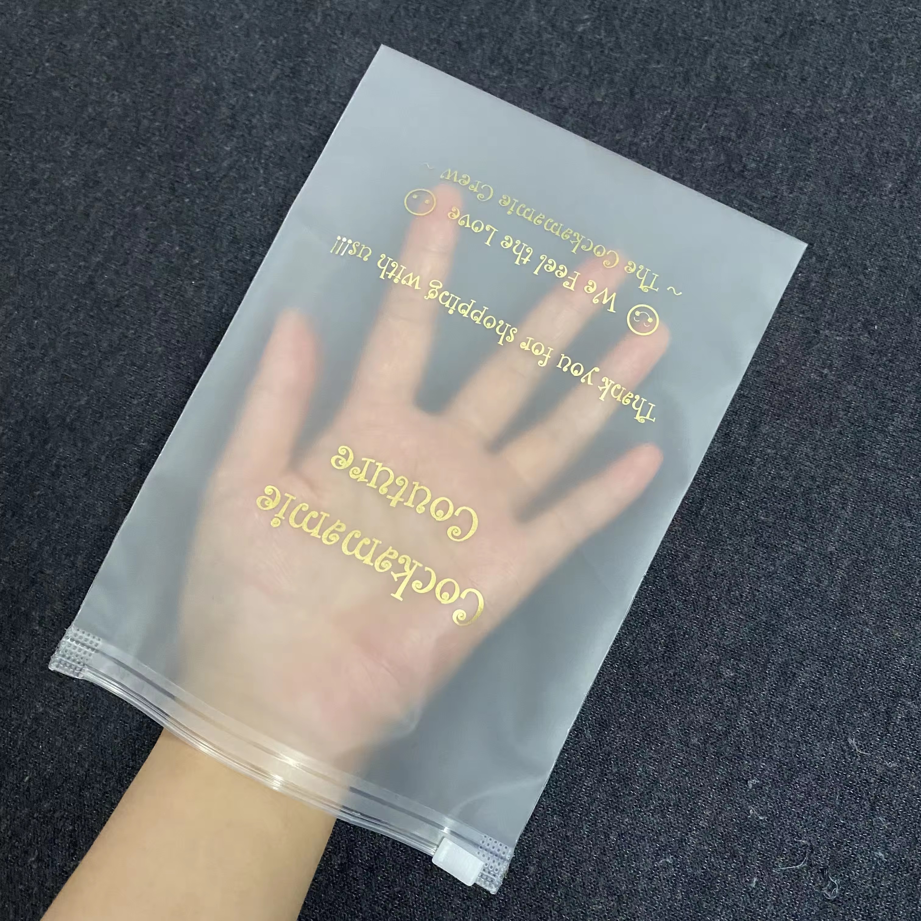 Moisture Resistant Reusable EVA CPE Clear Storage Bags With Zipper