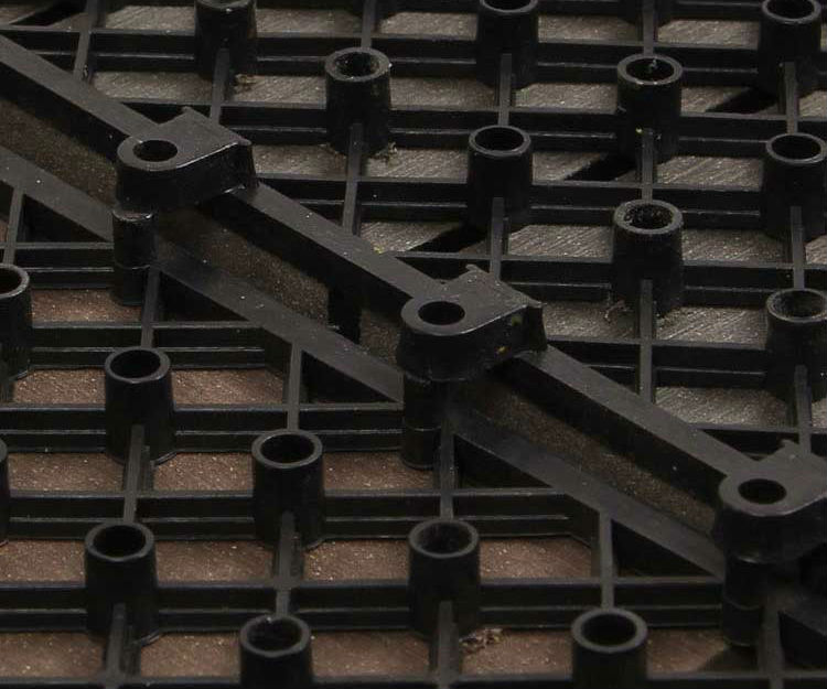 50mm Wood Plastic Composite Flooring Wpc Diy Decking Waterproof Interlocking Deck Boards
