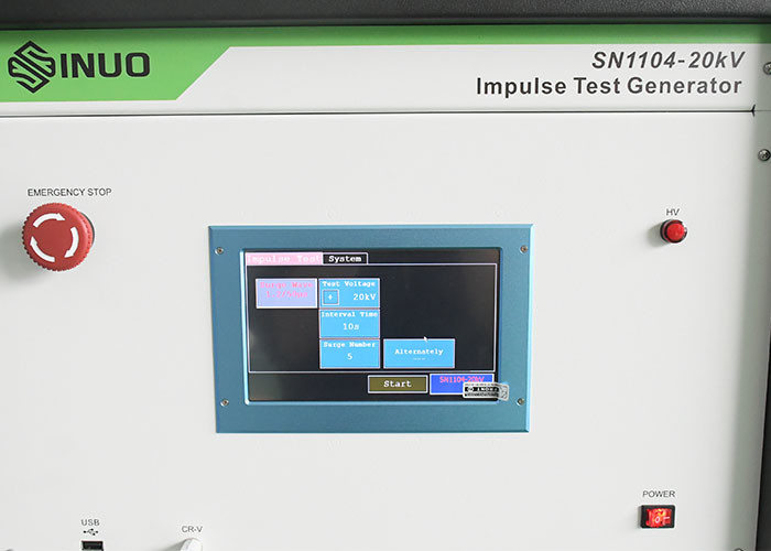 IEC 62368-1 Clause 5.4.2 20KV Impulse Voltage Generator And Voltage Waveform Attenuator Test Equipment