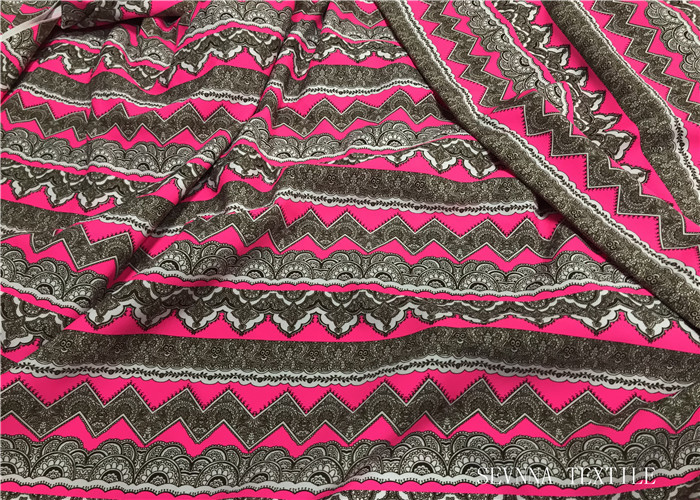 Heaven Print Fashionable Eco Friendly Bathing Suits Fabric 79% Repreve Nylon