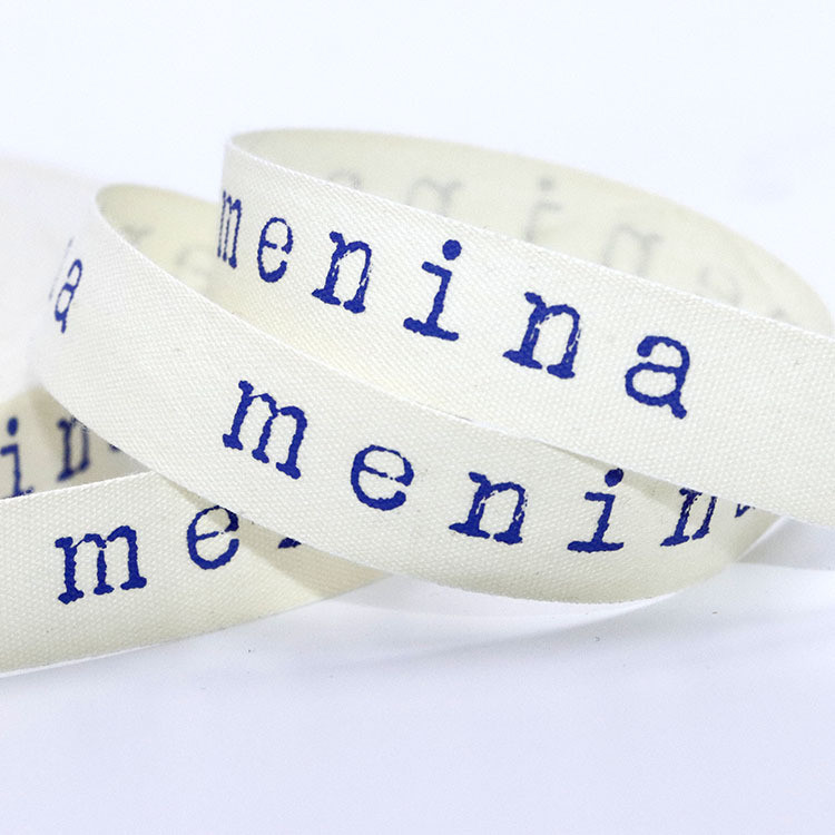 20mm*40y Happy Birthday Printed Cotton Ribbon For Gift Packing And Garment Accessories