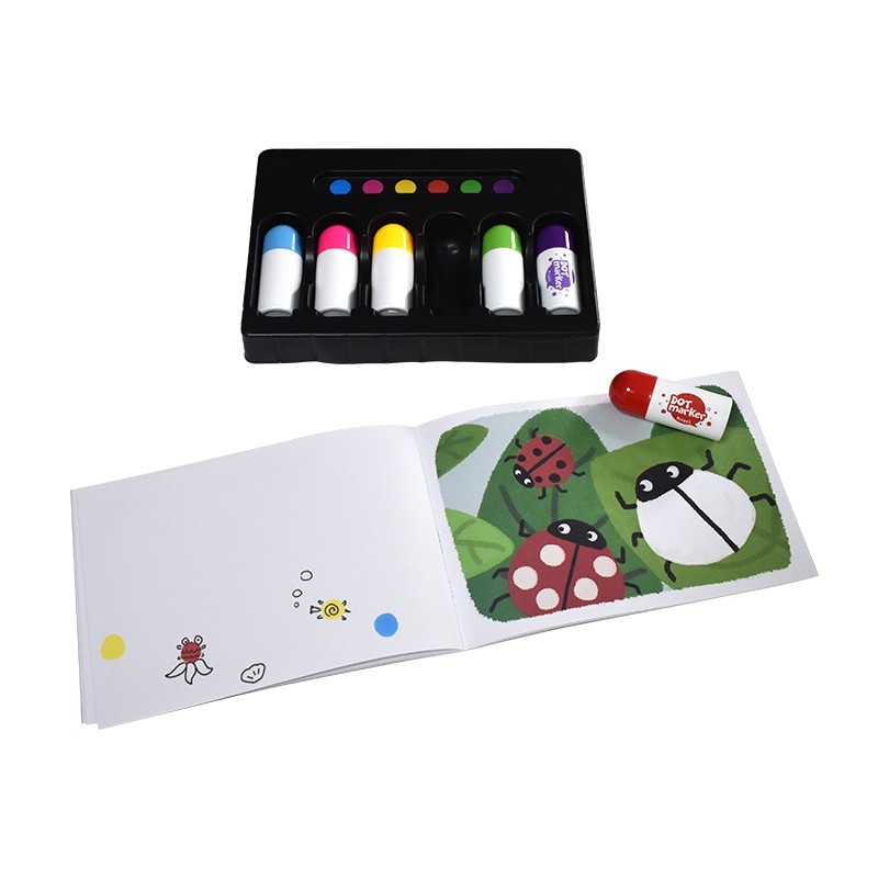 Children Drawing Kids Art Set Water Color Dot Painting Set With Dot Book