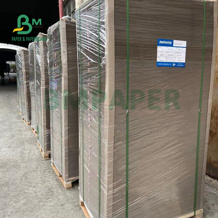 1.5MM 2MM Laminated Grey Paperbaord For Book Binding Cover 1460 x 1100mm