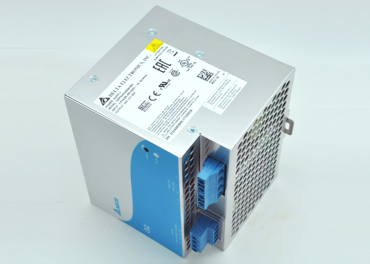 DRP024V480W3BN Textile Machinery Spare Parts Output 24v 20A T3 Delta Power Supply