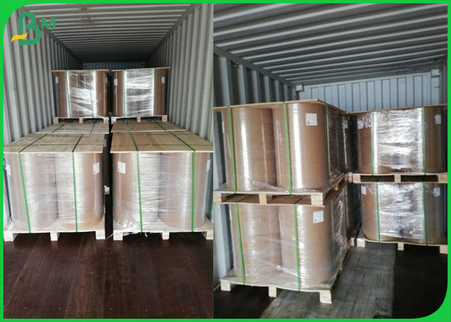 95 x 130cm Sheet Type 160GSM - 400GSM Brown Kraft Liner Board For Courier Carton 