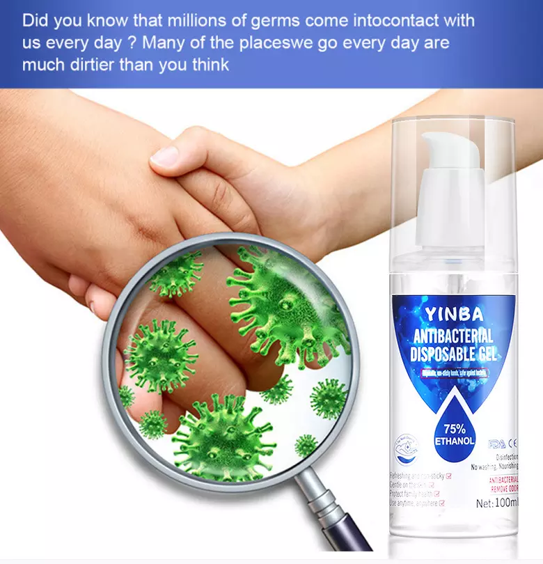 Travel Size Personal Hand Mini Sanitizer Gel Bulk With Clip