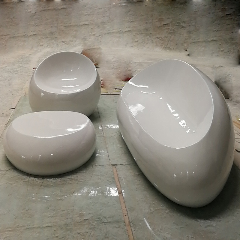 FRP Fiberglass Furniture Table Charis For Home Decoration