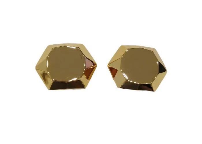 Golden Irregular Shaped Custom Perfume Bottle Caps For Perfume Bottle