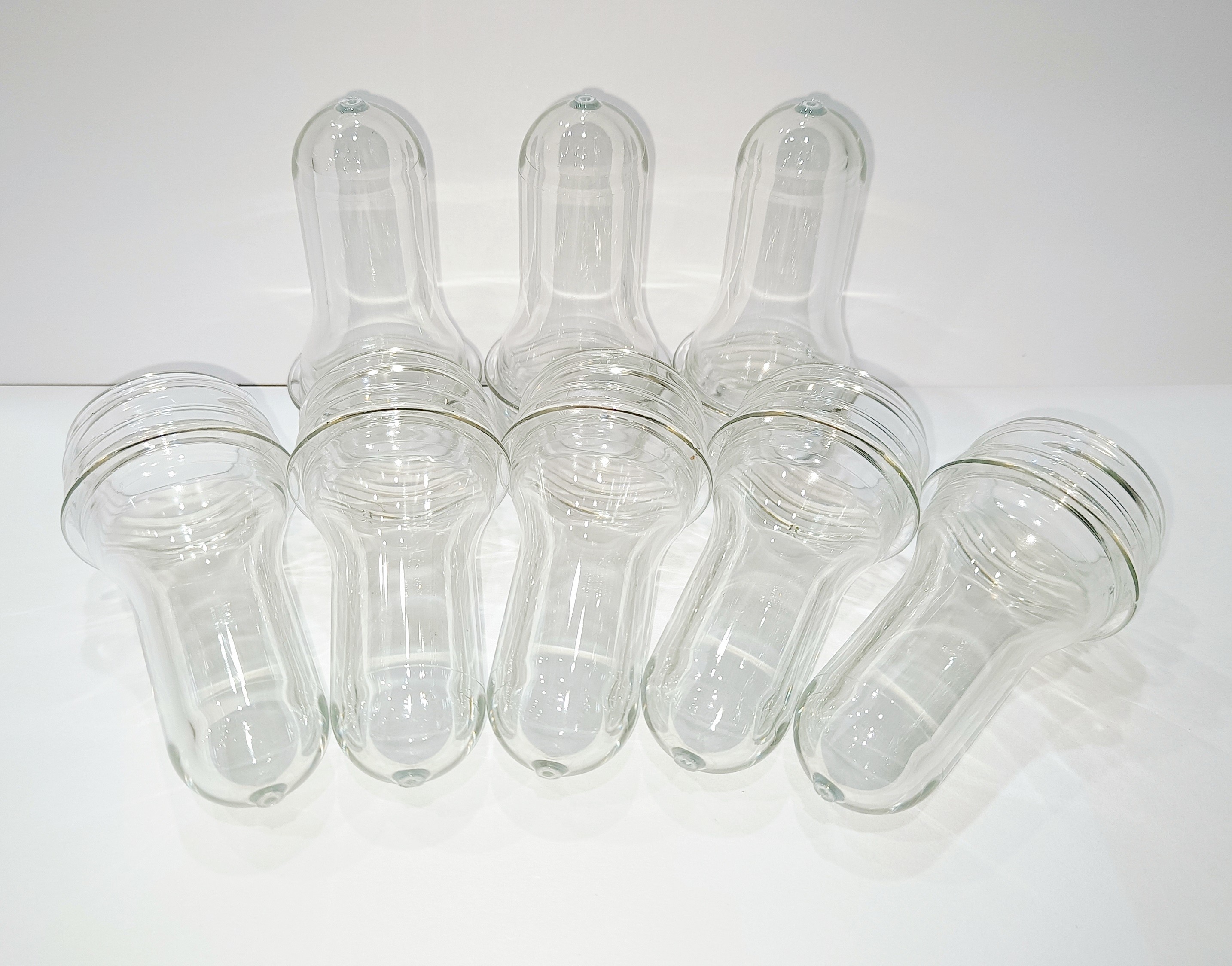 Transparent PET Plastic Preform 32mm 38mm 42mm For Beverage Bottles