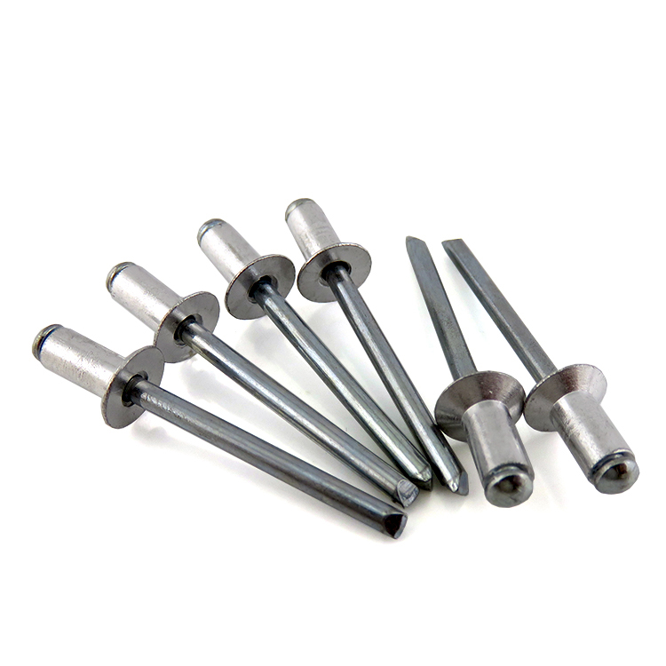 DIN7337 GB Standard Open Type Flat Head Aluminium Pop Blind Rivet 5mm-30mm Length