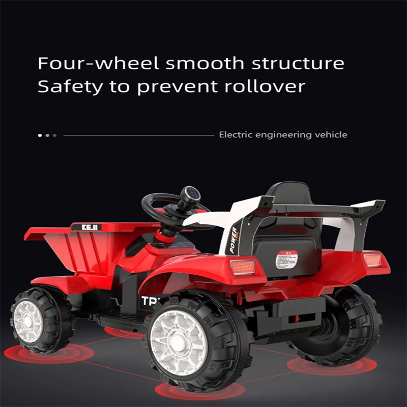 Unisex 2023 With music 6v Ride On electric Tractor big Toys Car for kids Gender Unisex
