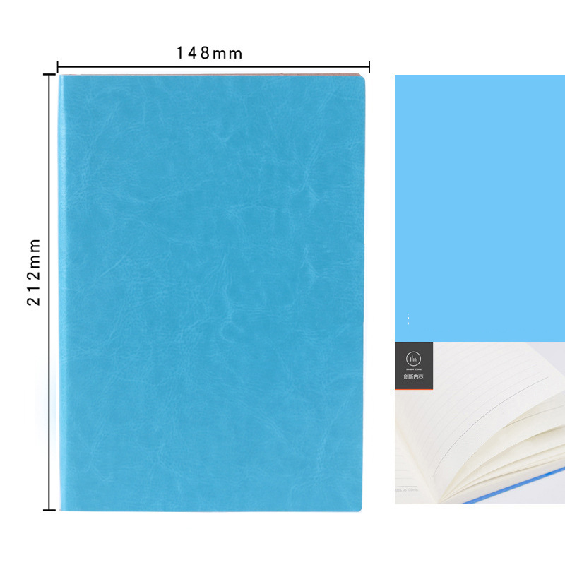 2022 Custom Logo Pu Leather Softcover Notebook Journal for Daily Weekly Monthly Planner