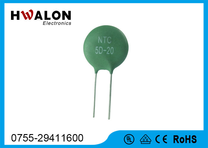 High Stability PTC Inrush Current Limiter Thermistor Epoxy Sealed Energy Efficient