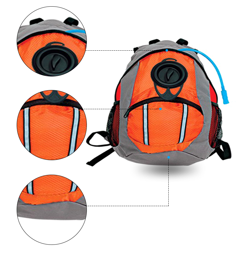 600D Polyester Hydration Triathlon Transition Backpack Custom Logo