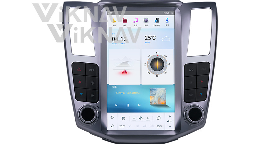 11.8 Inch Screen Head Unit For 2004-2008 LEXUS RX Navigation GPS Multimedia DVD Player Android Wireless Carplay 4G