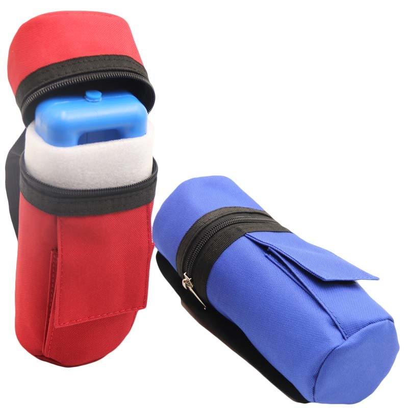 Diabetic Portable Oxford Fabric Medical Ice Box With Plastic Material Cooler Brick