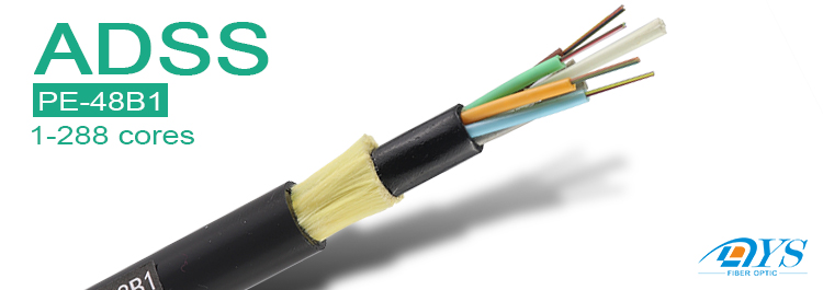 Outdoor Optical Fiber Cable GYXTW G652D 24 core Single Mode Fiber Optic Cable
