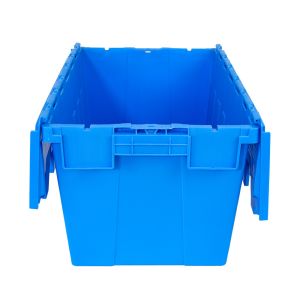 Warehouse Distribution Container Stackable Plastic Moving Crate with Customized
