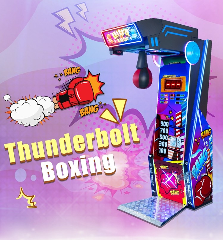 Coin Operated Redemption Arcade Sport Amusement Boxing Game Machine Music Ultimate Big Boxing Punch Machine