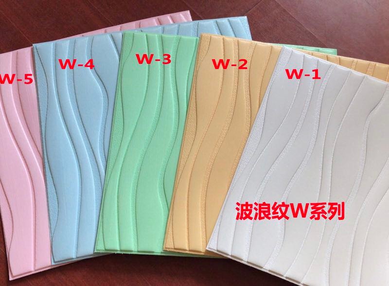 Interior Wallpaper Wood Grain PE Foam 3D Decoration Wall Coating Sticker with Anti-Static Function