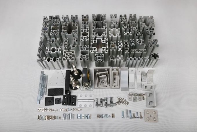 Light Weight Stainless Steel T Slot Bolts Skid Resistance  Swivel Metal Leveling Feet