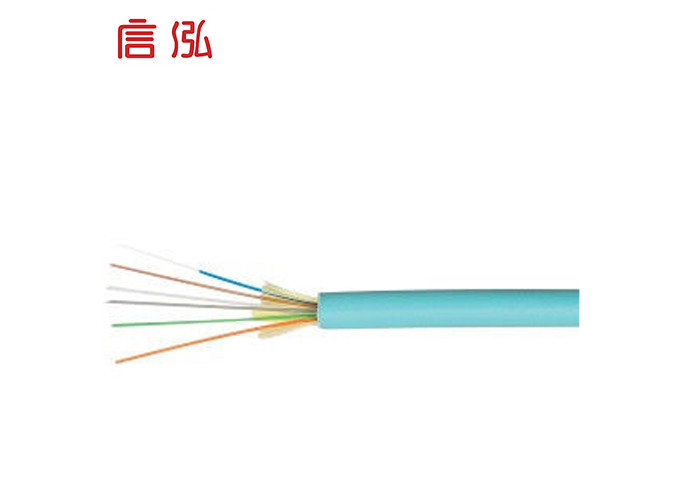 Tight Buffer Fiber FTTH 1-4 Core Indoor Fiber Optic Cable Of Flame Retardant