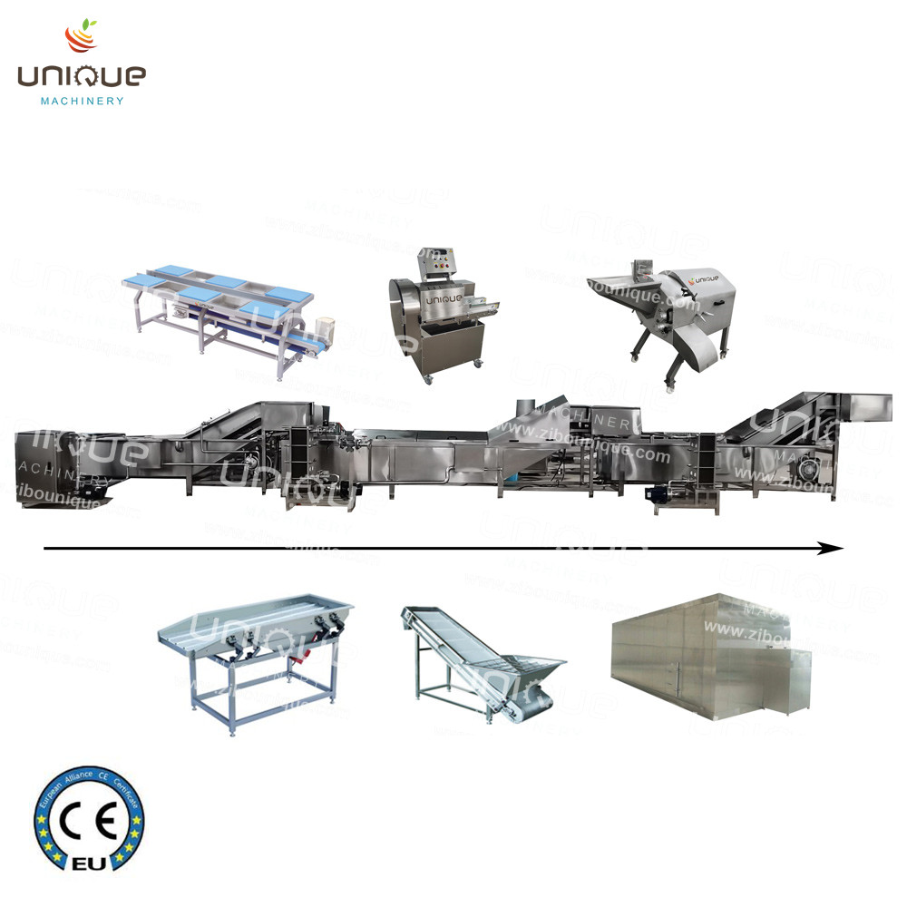 Broccoli Cauliflower Washing and Blanching Machine for Frozen Vegetable Production Line