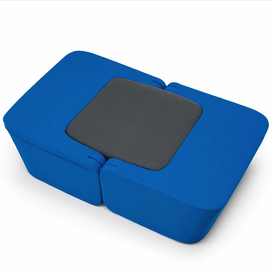 Customized Color Memory Foam Couch Bed , Multifunctional Daybed Cushion Foam Chair Bed