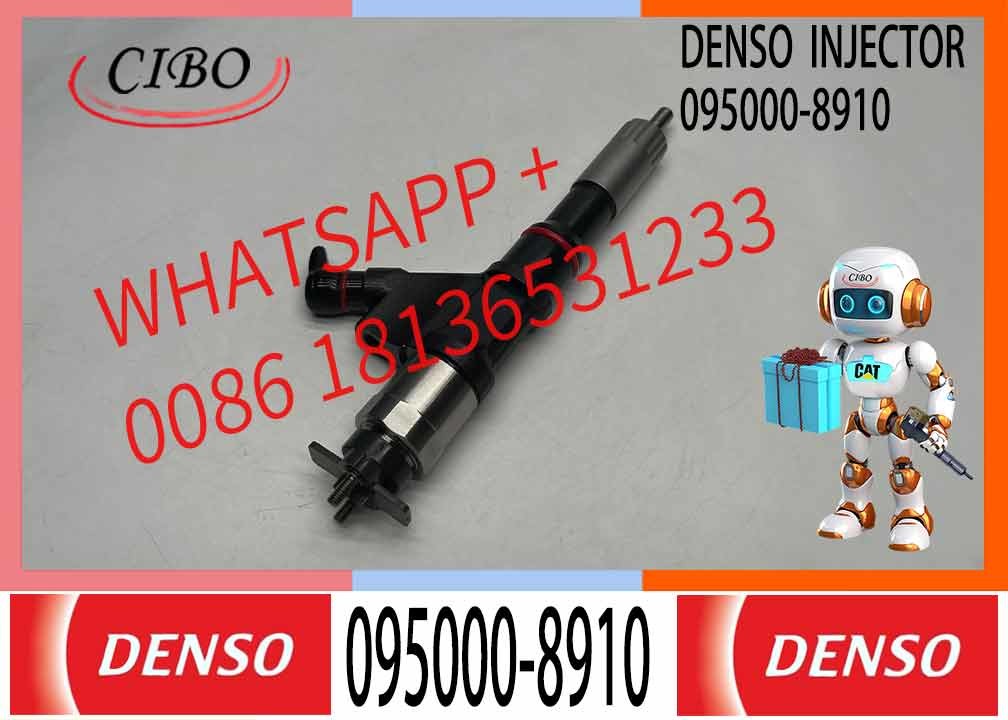 100% Genuine Common Rail Diesel Fuel Injector 095000-8910 095000-8011 VG1246080106