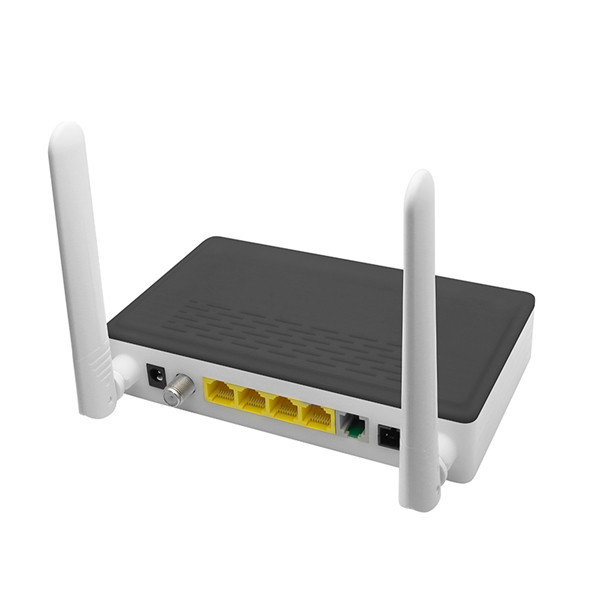 1Ge3Fe Catv Wifi Port HGU FTTH Gpon Router , Fiber Optic Gpon Onu Device