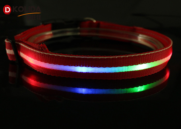 100% Eco - Friendly Safety Night Light Adjustable Dog Collar Puppy Cat Flashing Necklace
