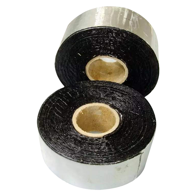 Self-Adhesive Butyl Aluminum Foil Roof Waterproofing Sheet for Roll Application Method