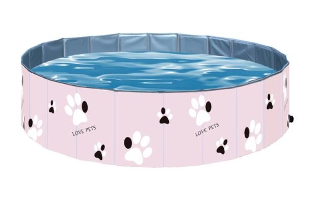 High quality Blue & Pink Pet Swimming Pool Portable Pool Dogs Cats Bathing Tub Bathtub Wash Tub Foldable Pet Bath Pool