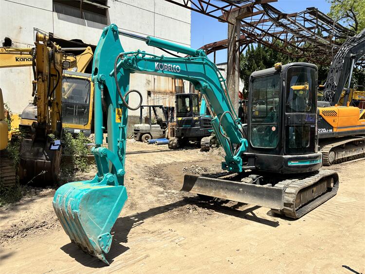 40.5 KW Original Japanese Kobelco 55sr 5-ton Mini Excavator Crawler Excavator Machine