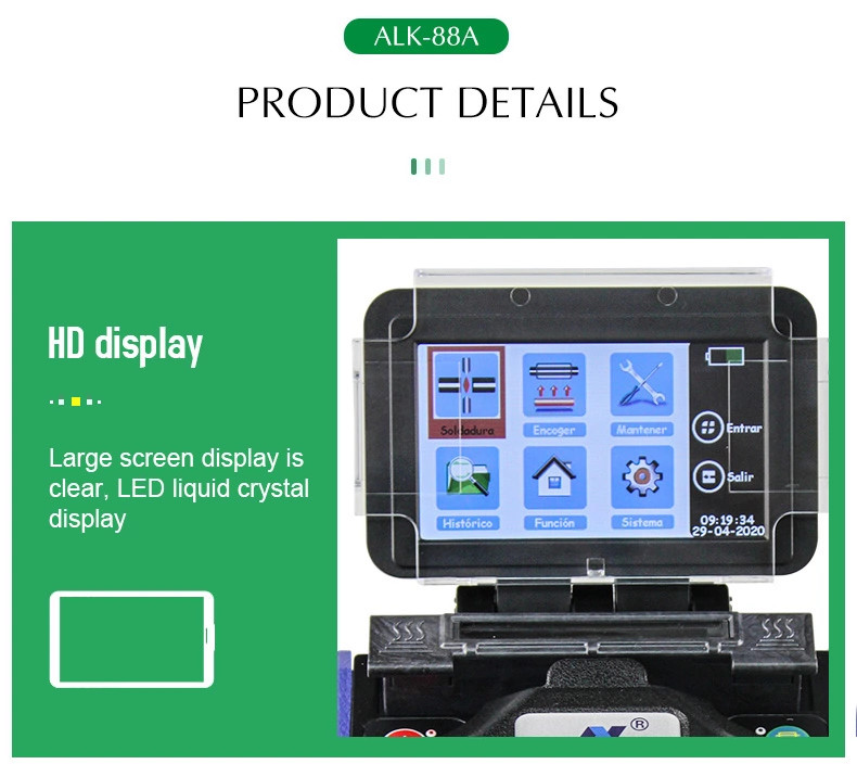 Eloik Alk 88a Core To Core Splicing Machine 9s TFT Colorized LCD Screen