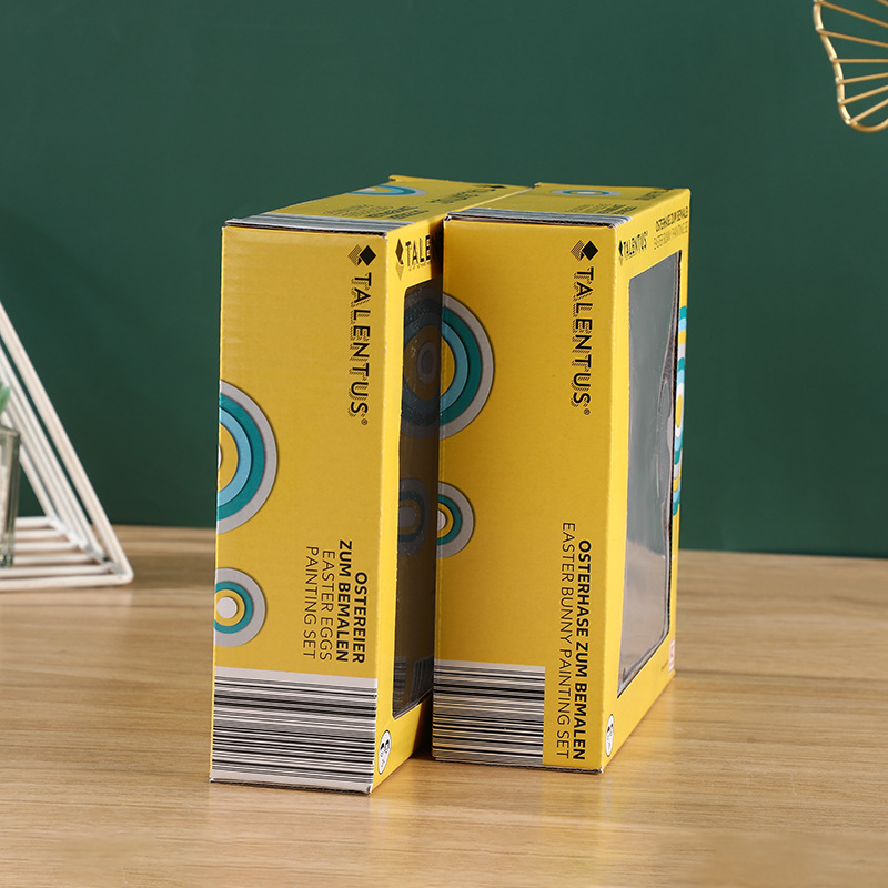 Custom Kraft Packaging Paper Box With Clear Window For Grocery Packaging And Storage