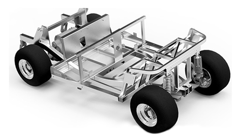 72V 5KW AC Motor Lifted 4 Passenger Hunter Cart Basic Edition Electric Community Golf Carts for Community Transportation