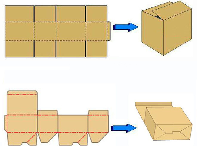 Semi Automatic Corrugated Pasting Box Machine Carton Folder Gluer